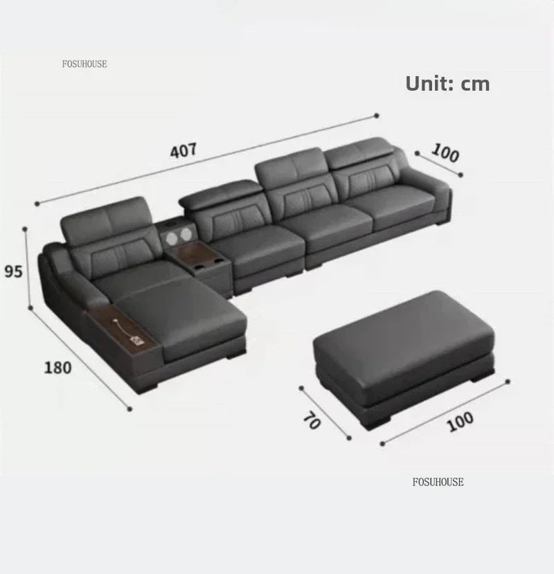 Modern Living Room Sofa Combination Light Luxury Chaise Lounges Design Sofas Living Room Personality Home Furniture