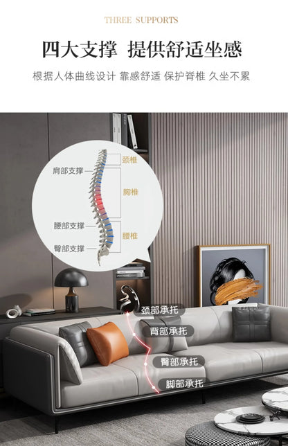 Minimalistic Elegant Sofa Nordic Style European L Shape Modern Lounge Sofas Living Room Modular Divani Da Soggiorno Furniture