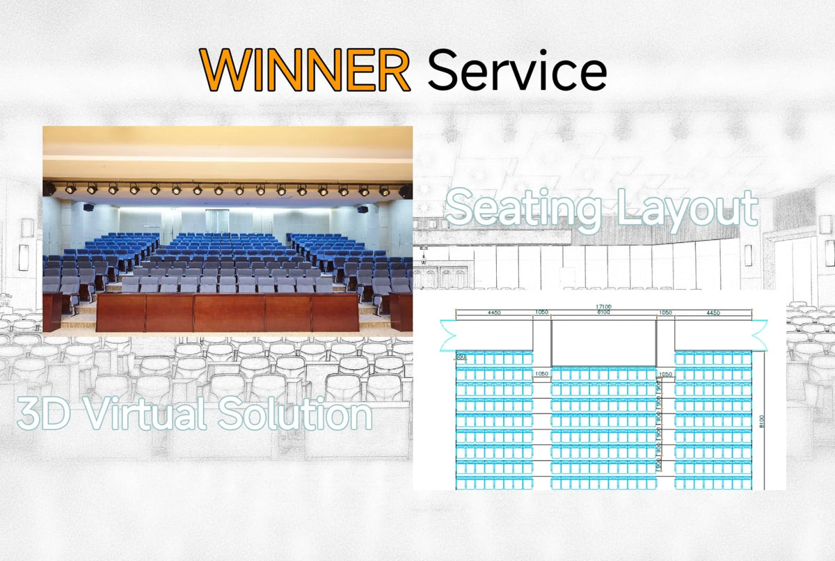 Standard Size Theater Furniture Church Chairs Auditorium Conference Room Chair Lecture Hall Seating with Writing Pad