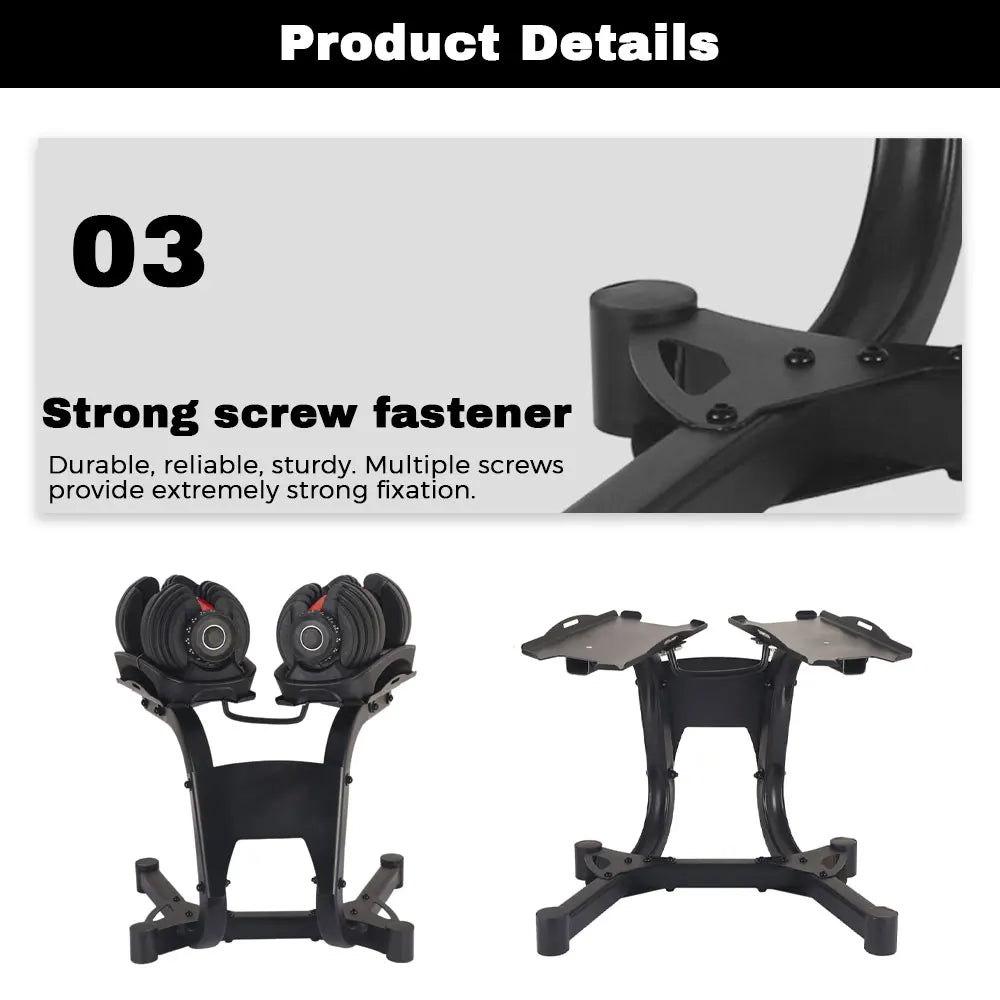 High Quality Portable and Foldable Save Space Adjustable Dumbbell Stand