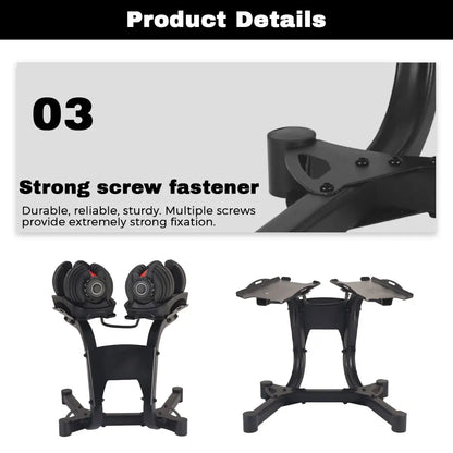 High Quality Portable and Foldable Save Space Adjustable Dumbbell Stand