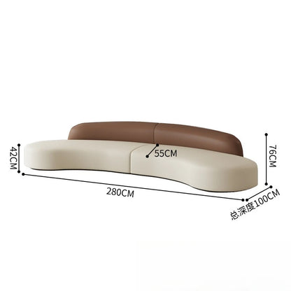 Nordic Fabric Sofa Office Business Reception Sofa Coffee Table Combination Beauty Salon Negotiation Leather Sofa