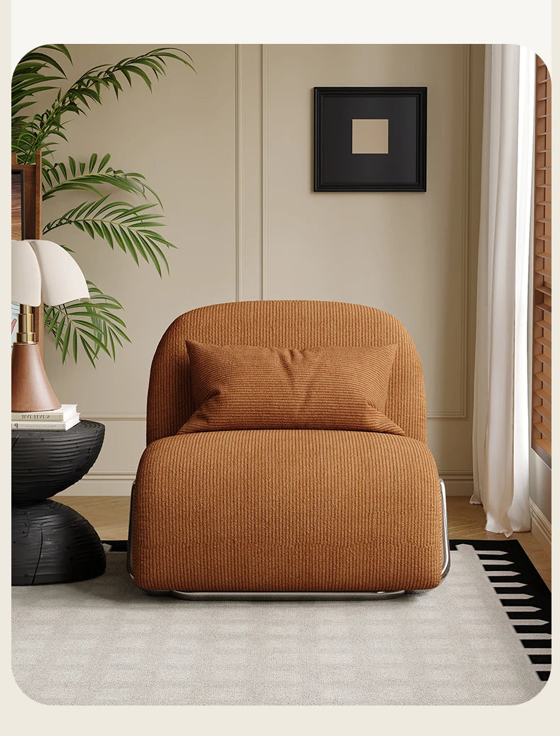 X2 medieval style advanced sense living room casual retro lazy carriage sofa single sofa chair