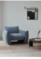 hh Fabric single sofa living room modern simple new small apartment lazy leisure sofa chair