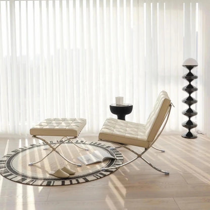 Barcelona Single Sofa Designer Lazy Sofa High-end Italian Living Room Sofa Chair Nordic Light Luxury Leisure Chair
