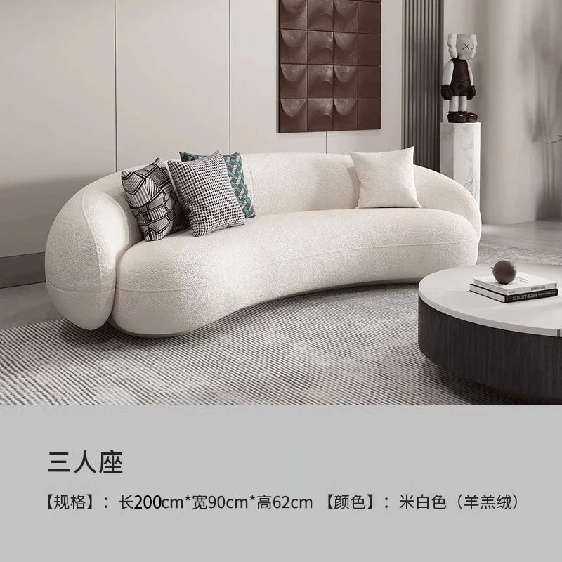 Corner Designer Living Room Sofas White Puffs Cute Relaxing Outdoor Sofa Patio Floor Sofa Garden Air Divano Balcony Furniture