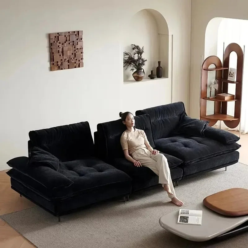 Replica Large European Sofa Elegant Reclinavel Lit Pliable Design Sofa Recliner Nordic Postmodern Lounge Modern Muebles Muebles