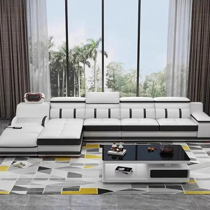 Large Size Lazy Living Room Sofas Leather Relaxing Modern Cheap Lounge Living Room Sofas Luxury Koltuk Takımı Home Decoration