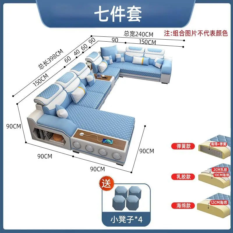 Adults Cushion Sofa Classic Lounge Modern Large Comfortable Sofa Storage Romantic Muebles Para Habitacion Home Furniture