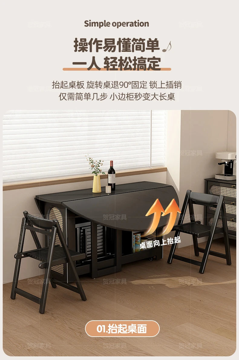 Waterproof Chair Dining Table Breakfast Modern Chair Side Dining Table Space Savers Round Set Sala Da Pranzo Home Furnitures