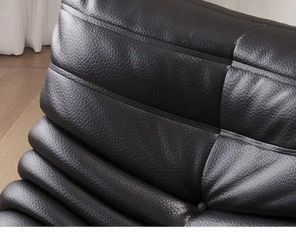Caterpillar leather sofa togo lazy sofa can lie down and sleep modern light luxury single recliner living room sofa