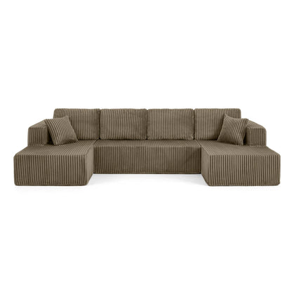 Combination compression segmented sofa corduroy sofa, living room and bedroom sofa