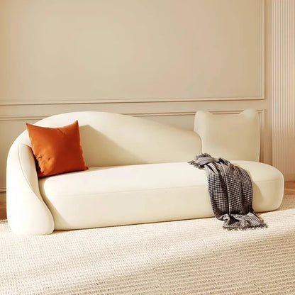 Canapés de salon minimalistes et mignons, pouf européen blanc, canapé 3 places, ergonomique, Design moderne, meubles de maison Hogar