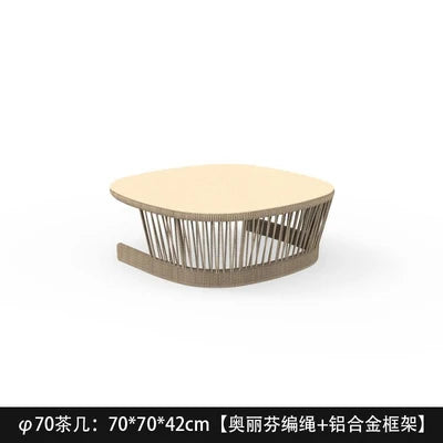 Outdoor sofa, courtyard, rattan woven outdoor swimming pool, homestay furniture, leisure combination, outdoor rattan chair