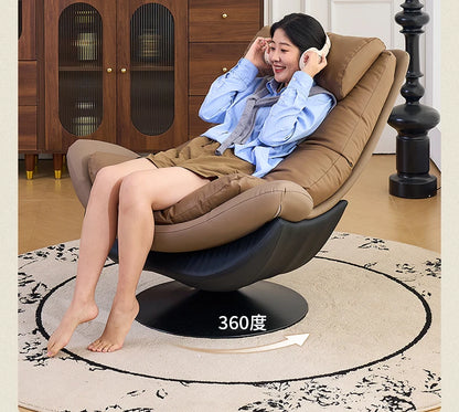 AASingle Sofa Rotating Chair Balcony Living Room Leisure Chair Light Luxury