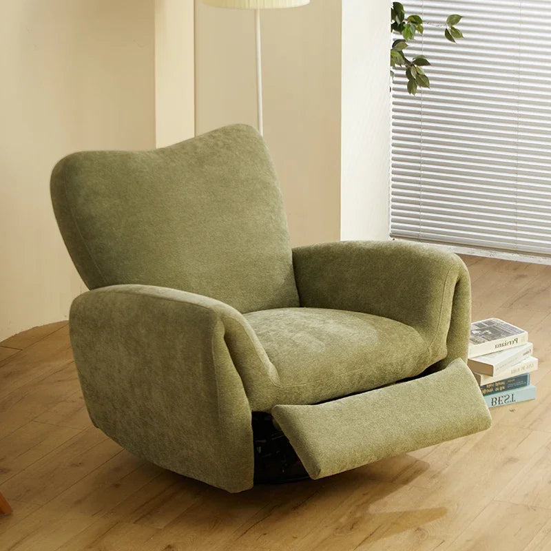 *lazy sofa Space reclining rocking chair Living room reclining and sleeping chenille leisure chair
