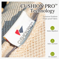 Outdoor Wicker Sectional Sofa Set, Half Moon Curved Patio Furniture Set with Ottman, High Back Rattan Patio Con