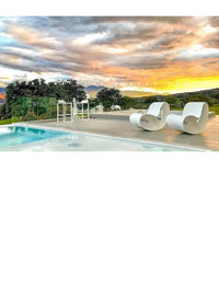 Outdoor Designer Rocking Sofa Chair Living Room Lazy White Leisure Single Stools Reading Relaxing Fauteuil Salon Furniture