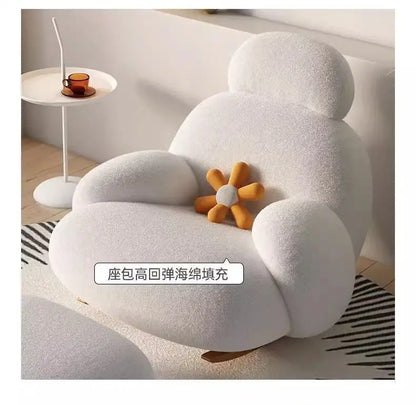 Rocking chair household balcony recliner leisure chair living room sofa chair Internet celebrity single sofa Lazy