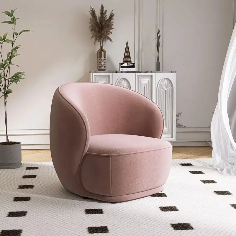 Nordic Chaise Lounge Modern Simple Single Sofa Living Room Small Apartment Beauty Salon Rest Reception Negotiation Leisure Chair