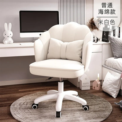 Home Comfortable Study Office Chairs Back Swivel Chair Dormitory Gaming Chair Student Lovely Computer Chair Bedroom Furniture