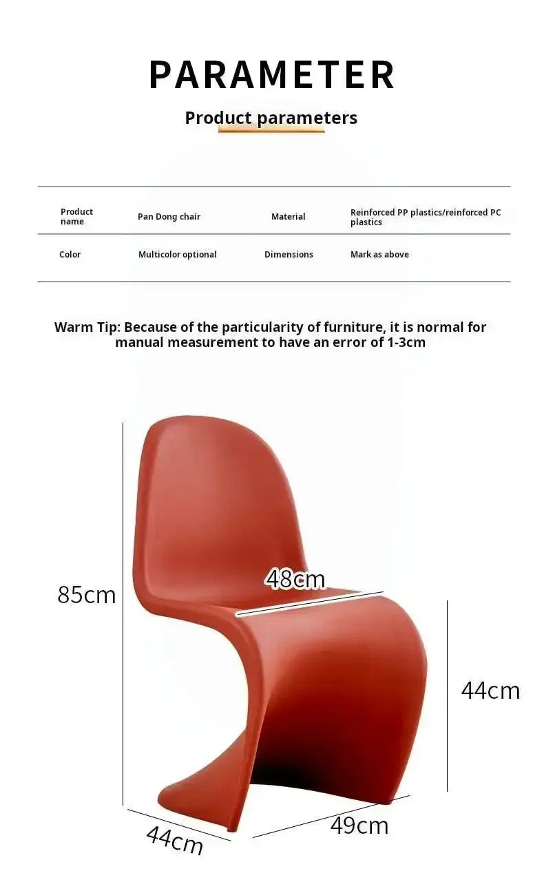 Transparent Plastic Chair Living Room Relax Backrest Waiting Cafe Chair Hotel Acrylic Design Dining Stool Nordic Furniture