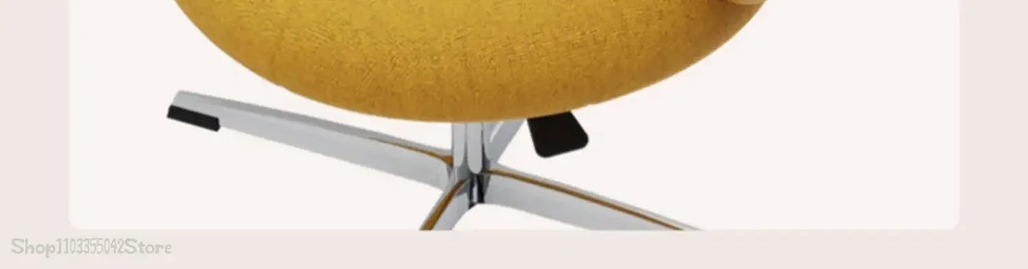 Design creative leisure chair Modern study leisure sofa chair Bedroom lift rotating dressing and makeup chair