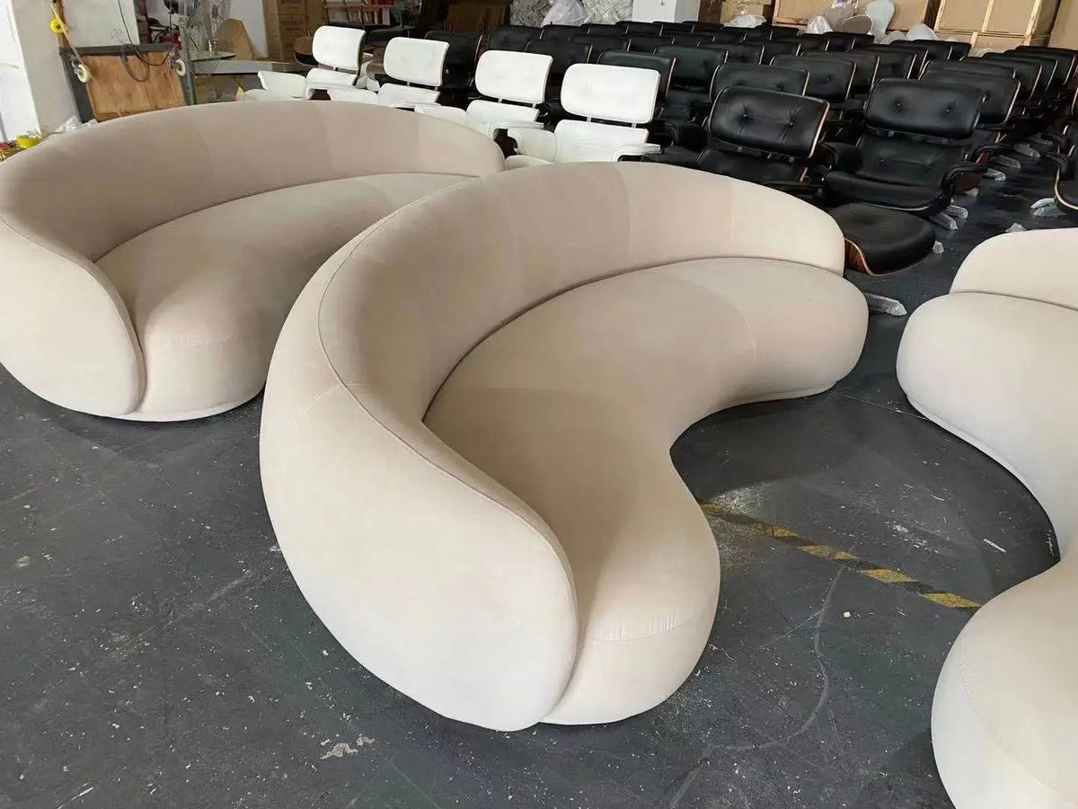 Factory Wholesale Modern Simple Minimalist Velvet comfort Fabric Leisure Reclining Lounge Wooden Living Room Chair