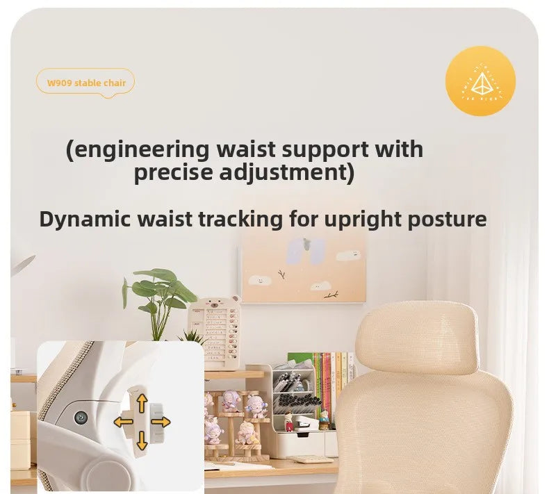 New model Durable Office Study Chair Computer Chair Household Desk Chair Student Writing Chair Waist Protection Ergonomic Chair