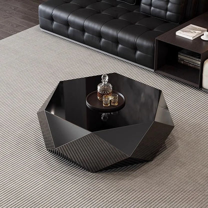 Modern Minimalist Luxury Diamond Stainless Steel Coffee Table Living Room Furniture Shaped  Center Table Tea Table Escritorios