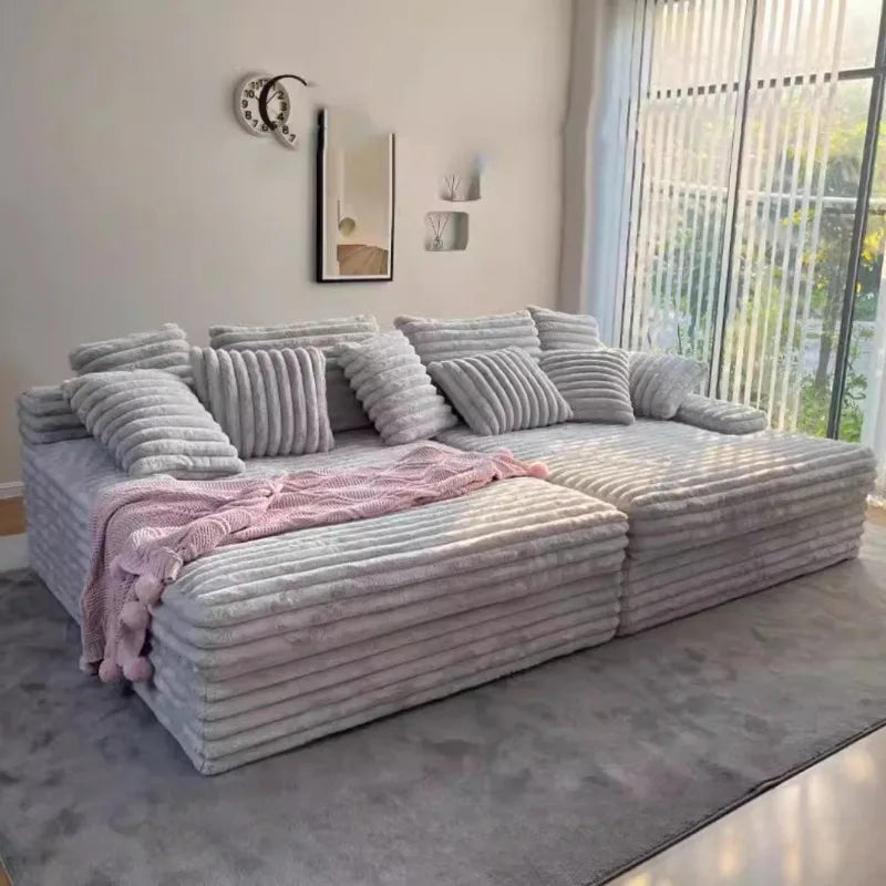 Simple sofa lazy wind small apartment living room leisure bedroom balcony vacuum compression sofa bed