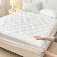 Fitted Bed Sheet Protector Breathable Waterproof Bedspreads Cover Anti-mite Anti-bacterial