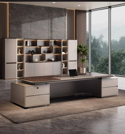 Multi-functional design Boss CEO Desk High end modern luxury Computer desk office table escritorios de computadora furniture