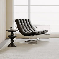 Living room home hotel homestay Italian leather jacket minimalist designer acrylic single sofa leisure sofa chair