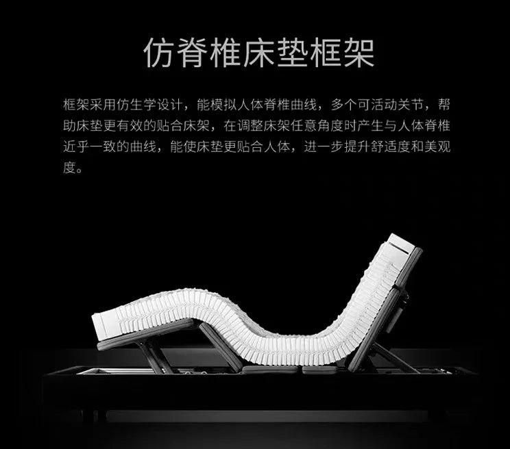 Smart bed, multi-functional modern bedroom double lift no headboard, zero pressure cotton mattress remote control electric bed
