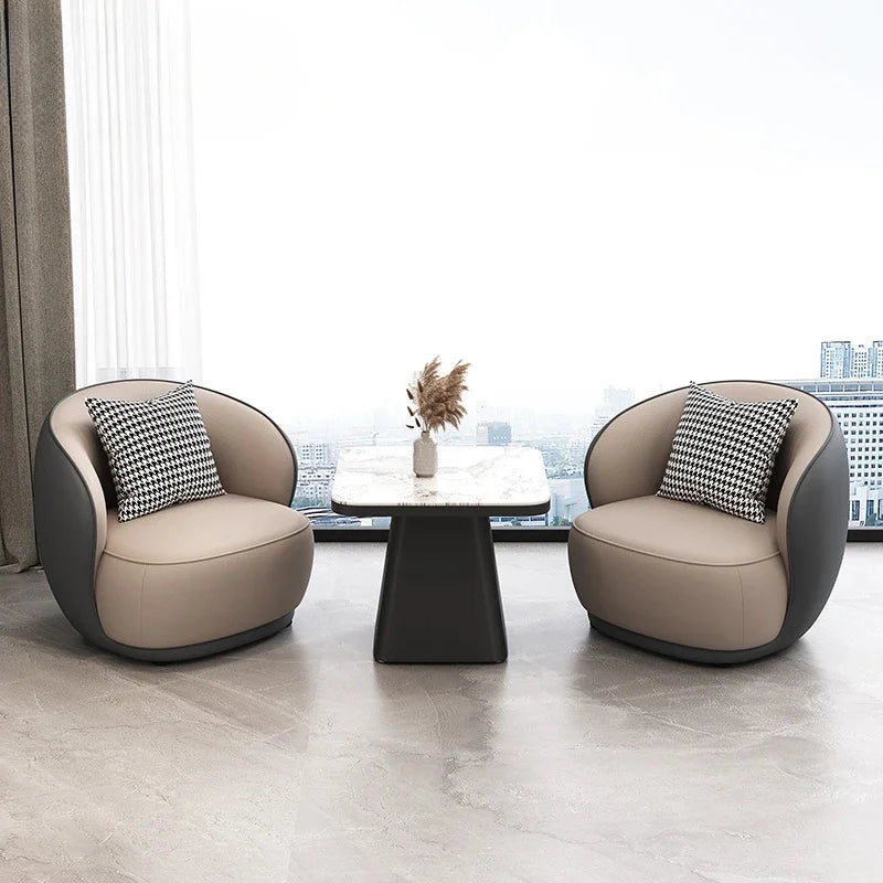 Lounge Modern Set Of 2 Chairs Nordic Modern Stools Table Luxury Office Reception Sedie Da Soggiorno Living Room Furniture