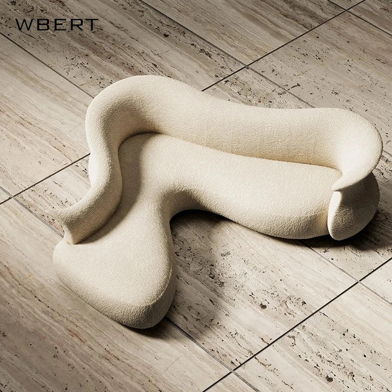 Wbert Nordic Design Master New Product Set Of Personality Art Sofa For Hotel Villa Lobby Curved Reception And Leisure Use
