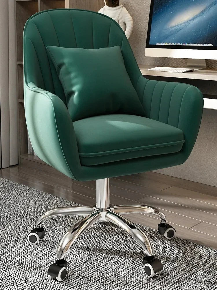 Leisure Bedroom Student Dormitory Computer Chair Home Furniture Backrest Office Chairs Front Desk Hotel Lifting Swivel Armchair