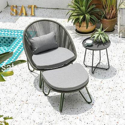 #Modern Aluminum Waterproof  Furniture Comfortable Outdoor Leisure Chair for Hotel Villa Garden from Factory Supply#