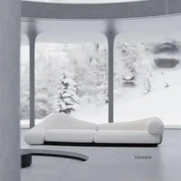 Modern Special-shaped Living Room Sofas Italian Fabric Velvet Sofas Creative Cloud Curved Sofas Living Room Furniture k
