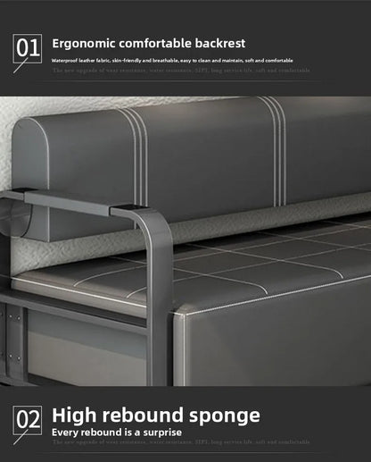 Steady Barber shop sofa chair reception room sitting area long sofa chair thickened equal sofa