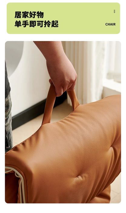 Fashionable, luxurious and comfortable sofa that can be folded and is portable. Single-person living room chair. Outdoor fishing