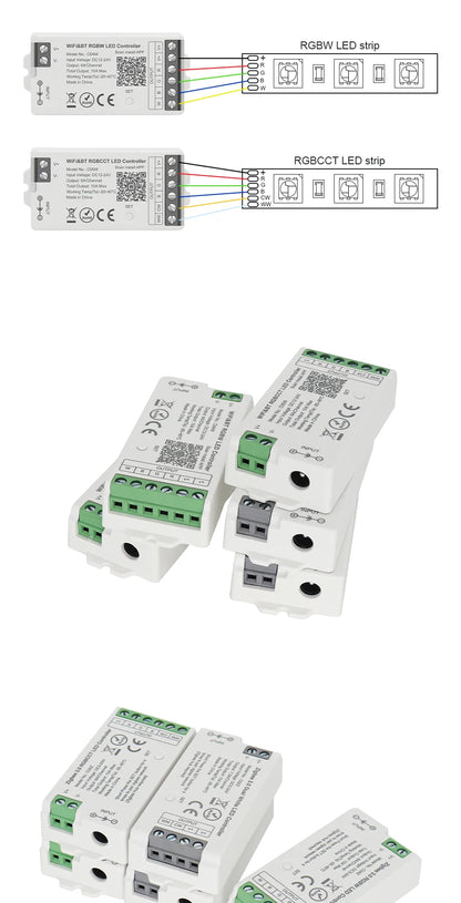 Smart LED Dimmer Tuya Wifi Zigbee DIM CCT RGB RGBW RGBCCT PWM LED Controller Support Alexa Google Home Voice Control