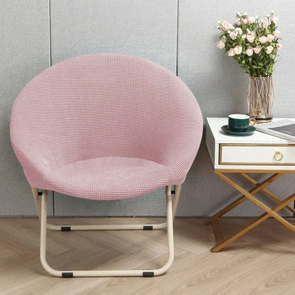 Comfortable Folding Chair Cover Cozy Moon Chair Relaxing Sun Chair Protector Stretchy Soft Cushion Portable Padded Seat Cover