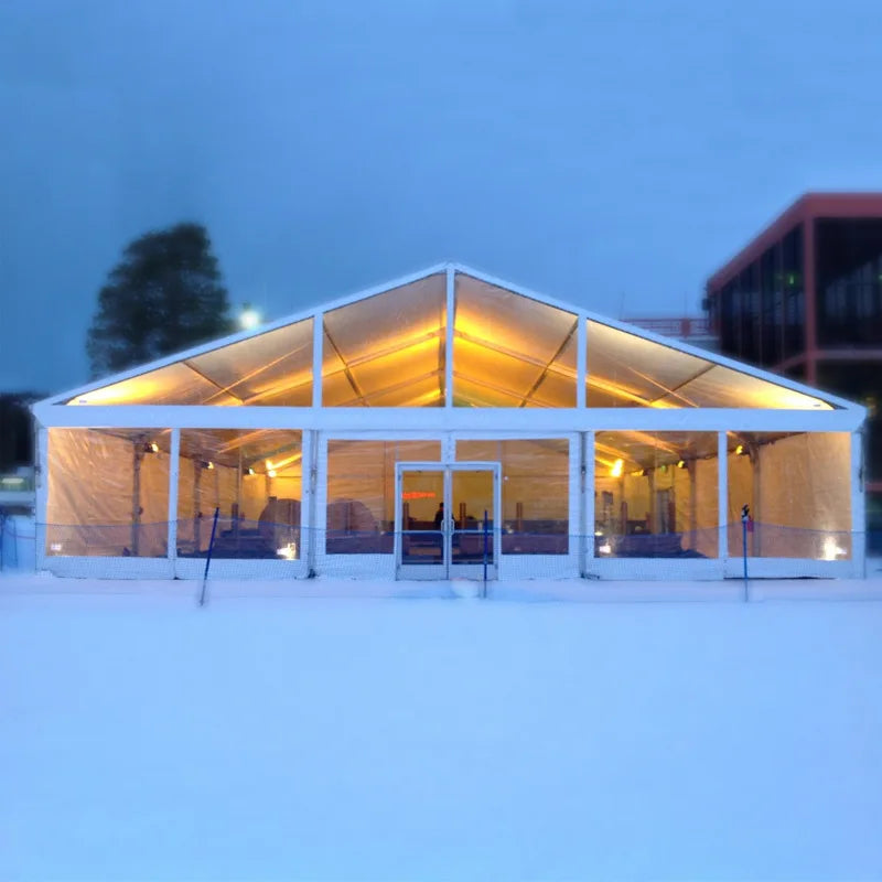 Factory Custom Aluminum Tent Waterproof Large Outdoor Event Wedding Exhibition Shelter PVC Marquee Tent Commercial Banquet Tent