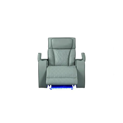 Modern Style Upholstery Recliner 3PC Living Room Set, Wood Frame, Massage Function Included, Gray Color, NJ Inventory