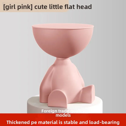 Modern Side Table - Multifunctional Corner End Table, Small Coffee Table for Living Room/Bedroom, Unique Design Nightstand