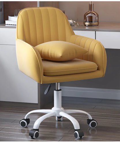 Modern Lift Swivel Office Chairs Study Room Chair Home Backrest Leisure Makeup Chair Bedroom Comfortable Computer Gaming Chair