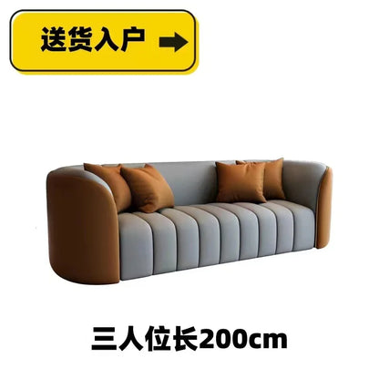 Modern Simple Sofa Designer Lounge Reception Lazy Luxury European Sofa Office Negotiation Aesthetics Divano Trendy Furniture