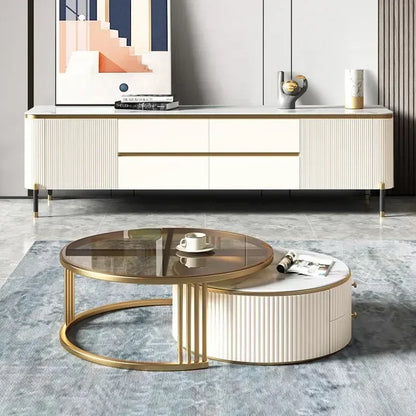 l # Great Furniture New Arrival Living Room Modern Design Marble Coffee Table